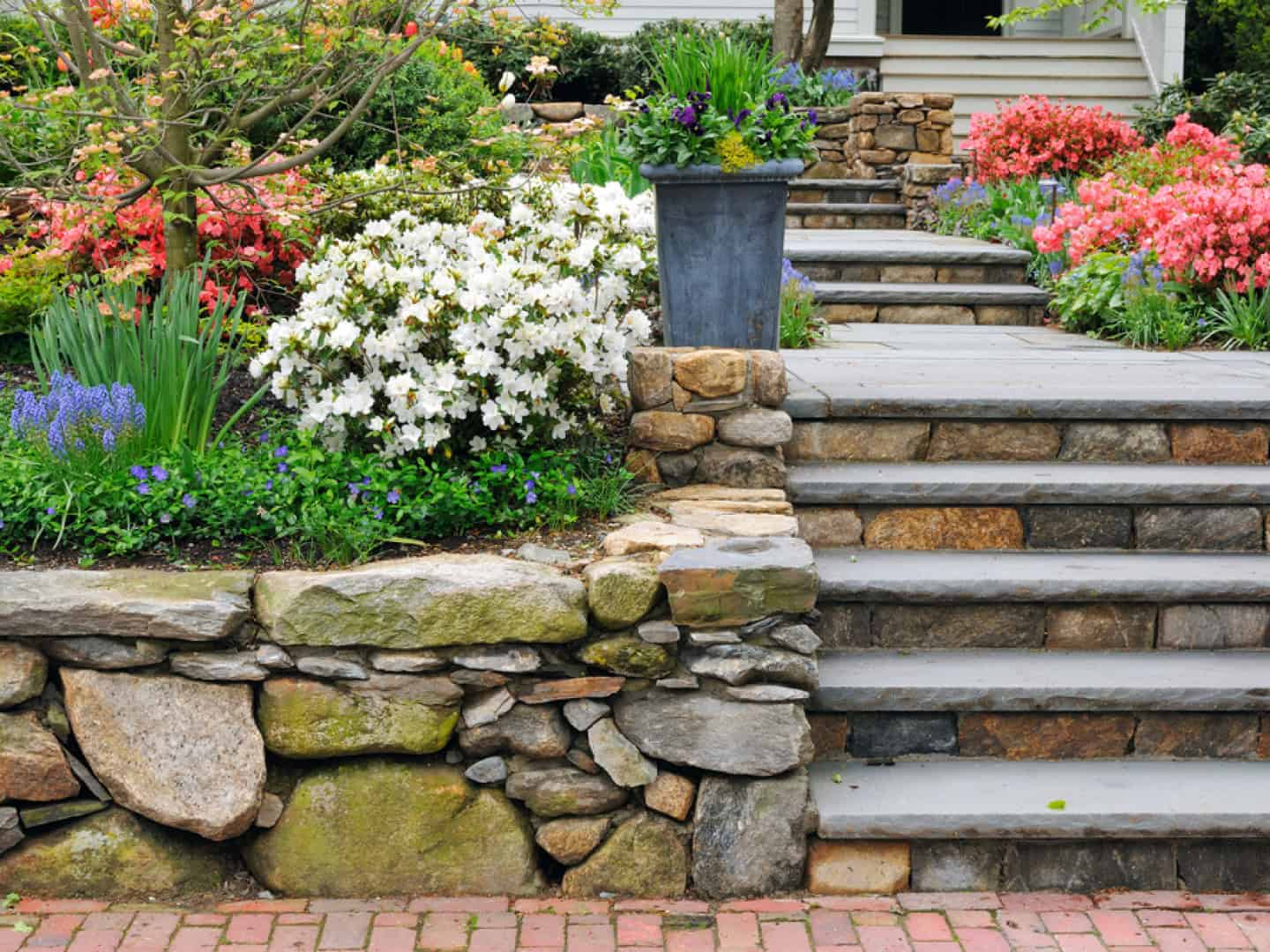 stone masonry project by GM Development Group